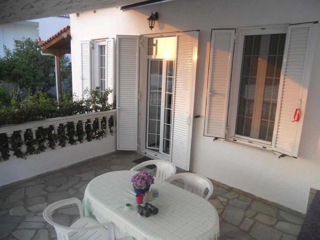 Vila Aegean Sea View Batsi Exteriér fotografie