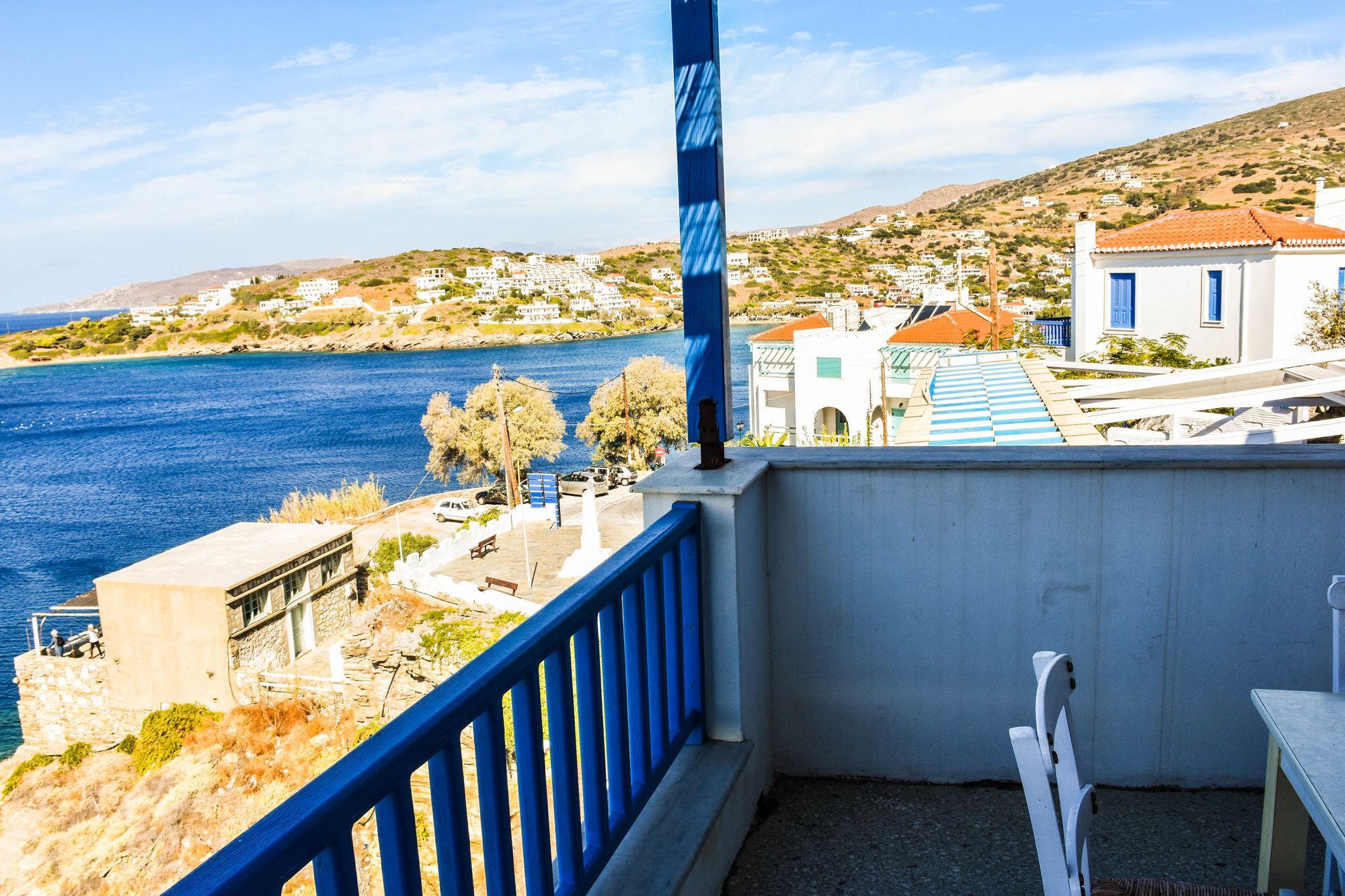 Vila Aegean Sea View Batsi Exteriér fotografie