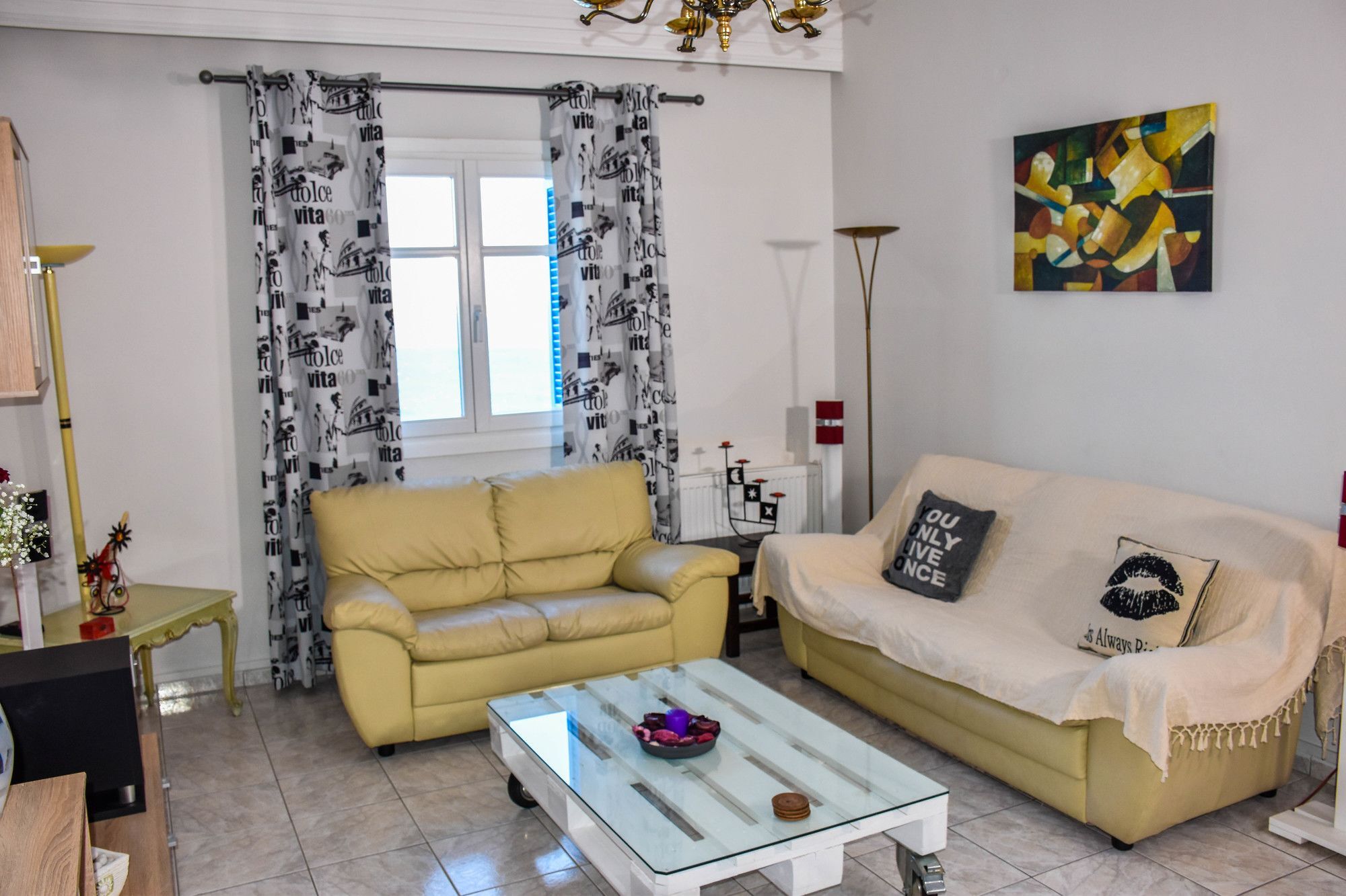 Vila Aegean Sea View Batsi Exteriér fotografie