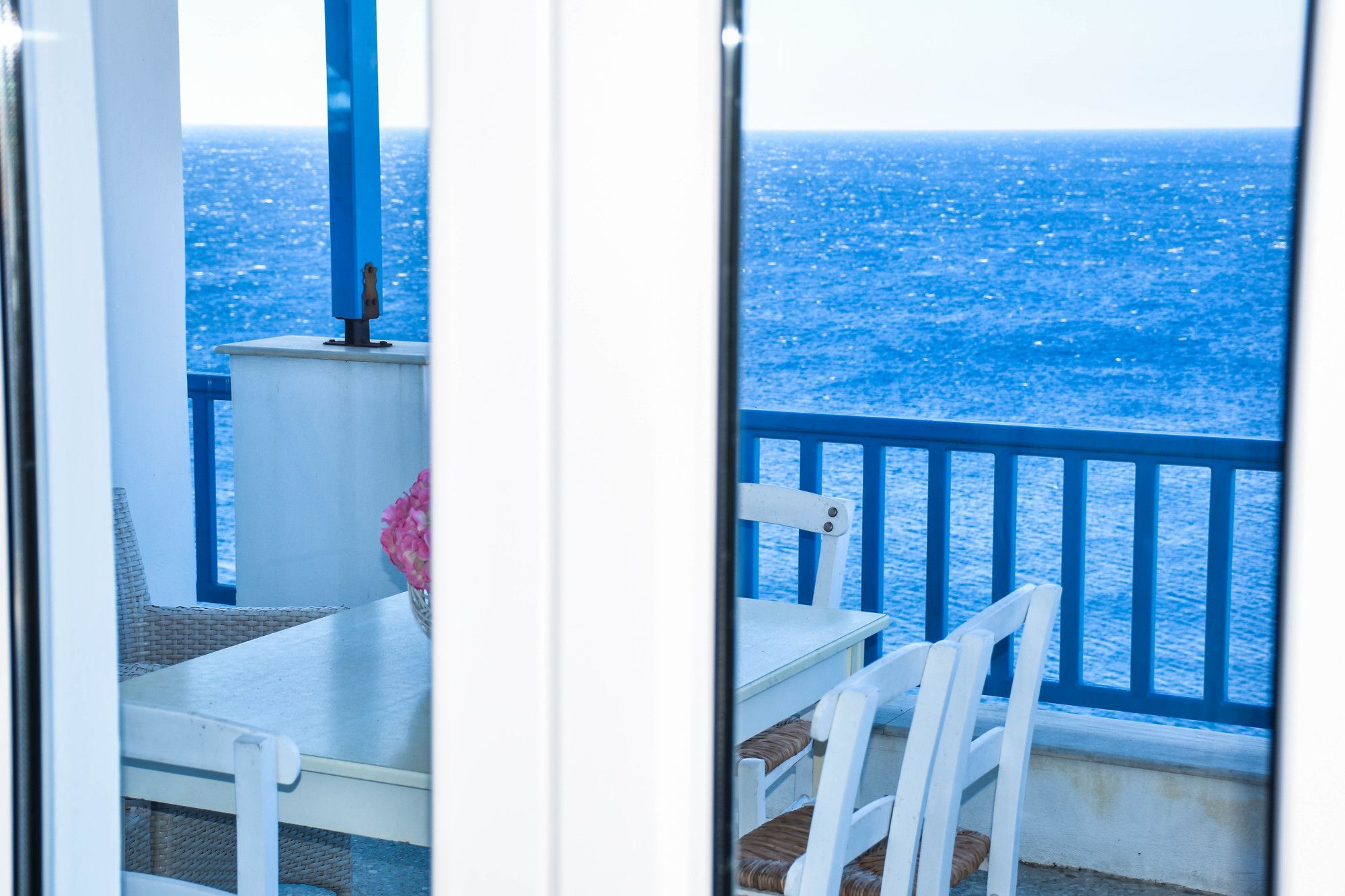 Vila Aegean Sea View Batsi Exteriér fotografie