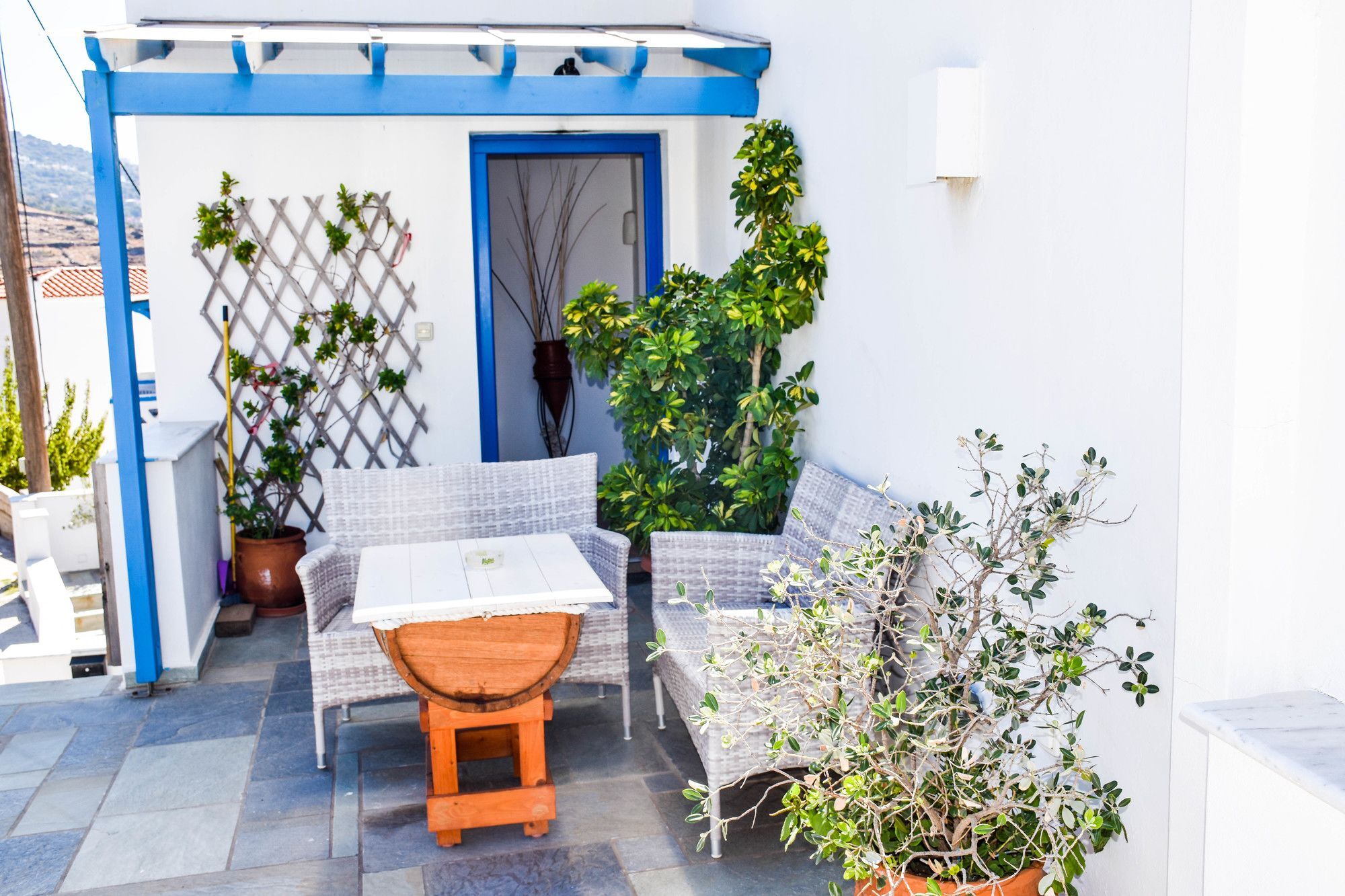 Vila Aegean Sea View Batsi Exteriér fotografie