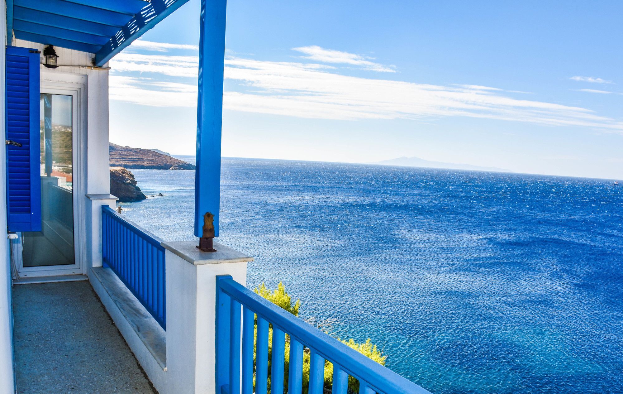Vila Aegean Sea View Batsi Exteriér fotografie